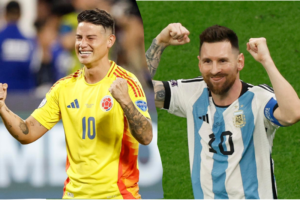 Copa América: La final de James Rodríguez vs Leo Messi