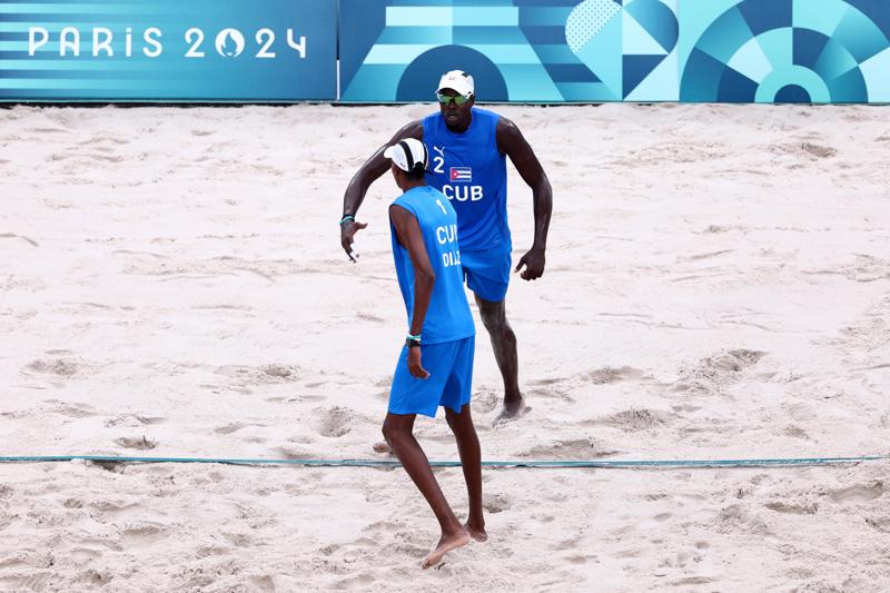 Cuba vence a Estados Unidos en volley de playa