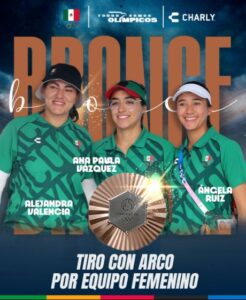 Alejandra Valencia, Ana Paula Vázquez y Angela Ruiz México Bronce