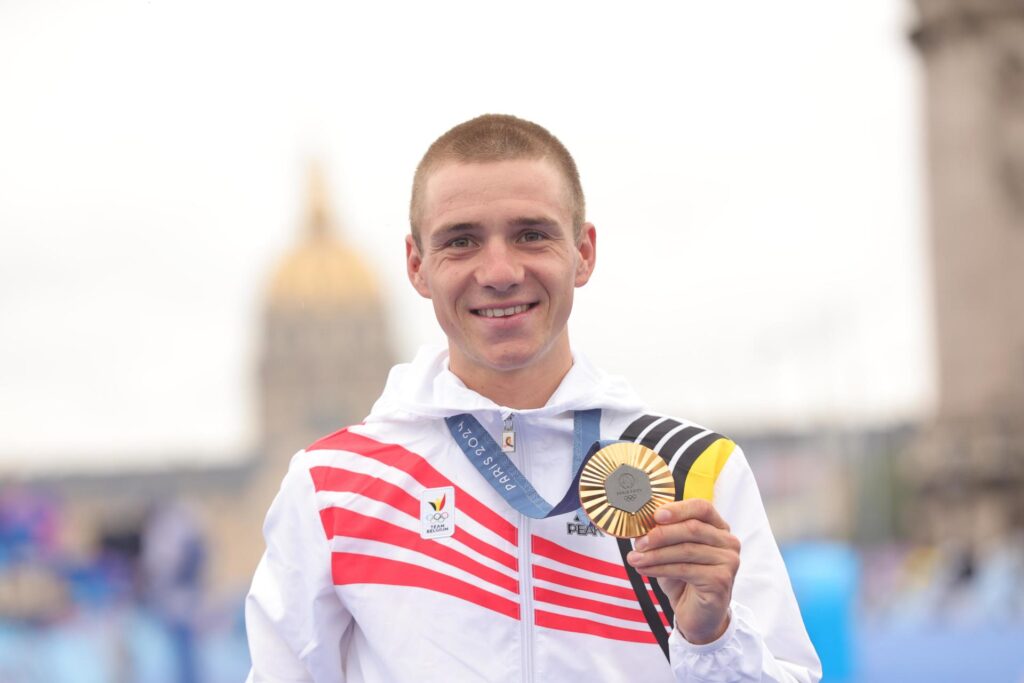 El belga Remco Evenepoel, campeón olímpico de contrarreloj. (París 2024, medallero) EFE/EPA/TERESA SUAREZ