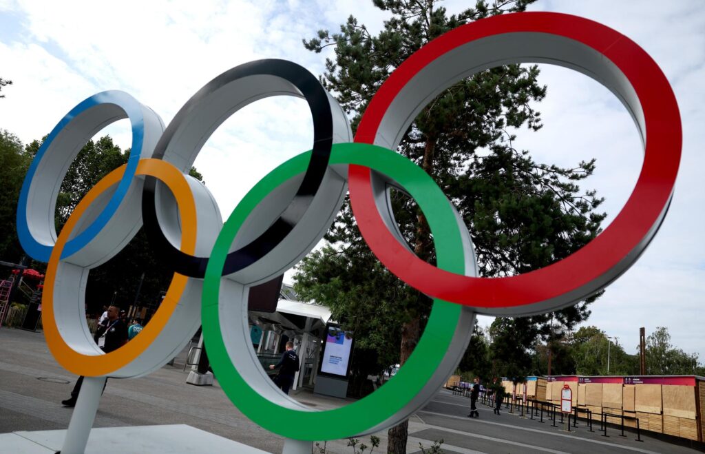 Los Anillos Olímpicos durante los Juegos Olímpicos de París 2024 (Canadá)