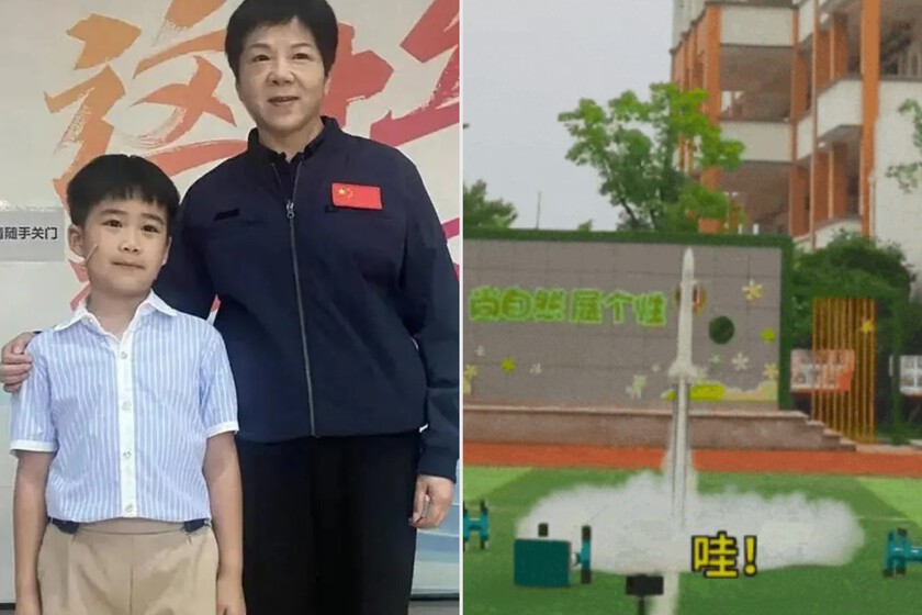 tiene 11 años, construyó su propio cohete y lo lanzó desde su escuela