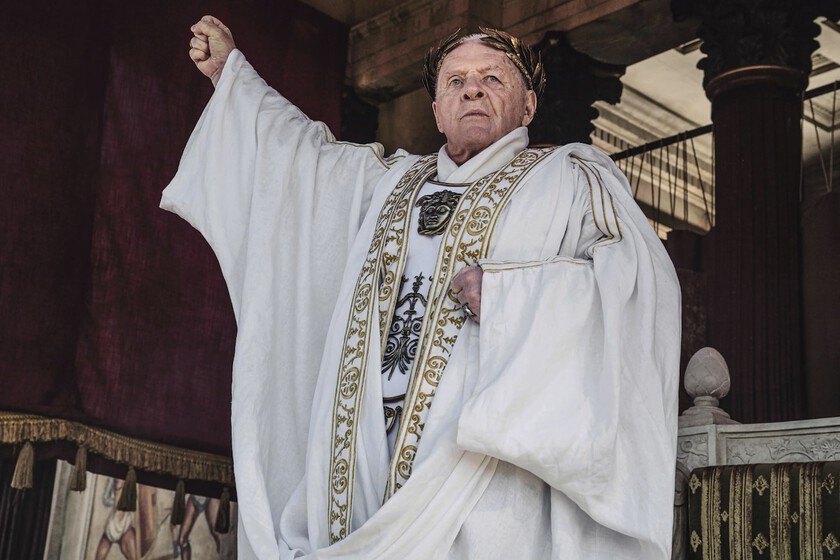 Anthony Hopkins está imperial en esta violenta versión de 'Gladiator' en Prime Video que ha costado 140 millones de dólares