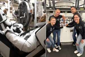Un millonario, su amigo y dos empleadas de SpaceX están a punto de volar por cinturones de radiación en una nave privada