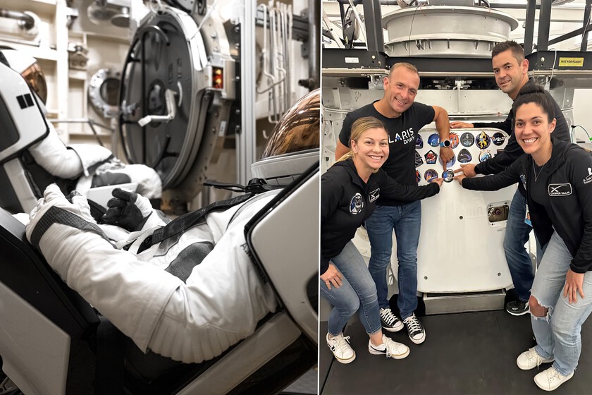 Un millonario, su amigo y dos empleadas de SpaceX están a punto de volar por cinturones de radiación en una nave privada