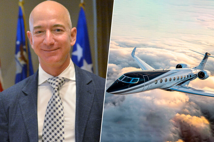 Jeff Bezos se ha comprado un nuevo jet privado y ha hecho 28 viajes. Ya ha contaminado el equivalente a una persona en 17 años
