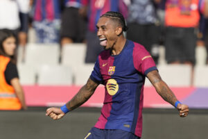 Raphina Hat Trick con el Barcelona