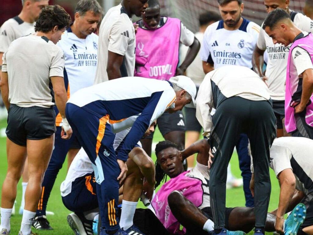 Eduardo Camavinga sufre lesión en su rodilla