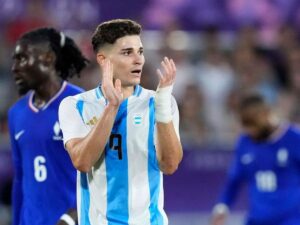 Atlético de Madrid presentó a Julián Álvarez