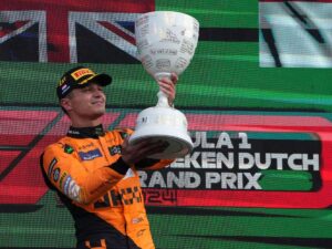 Lando Norris se coronó en el GP de Paises Bajos