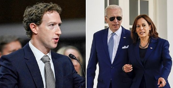 Mark Zuckerberg dice que altos funcionarios de la administración de Biden habían presionado a su empresa para censurar contenido