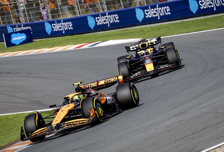 Norris McLaren vs Verstappen Red Bull