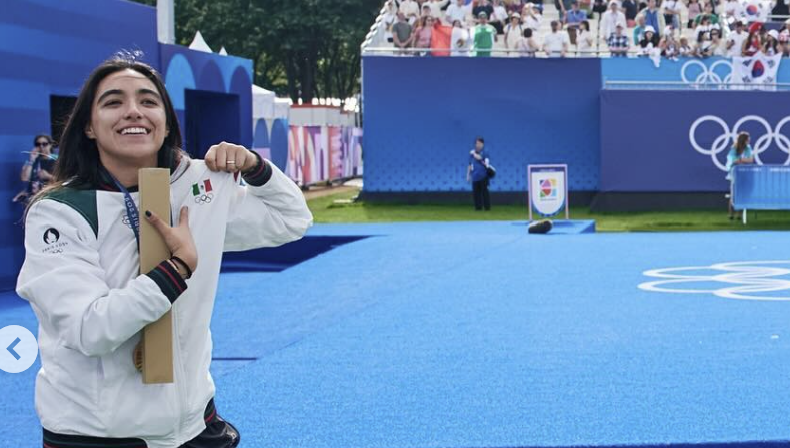 Ana Paula Vázquez, medallista de bronce mexicana en juegos olímpicos