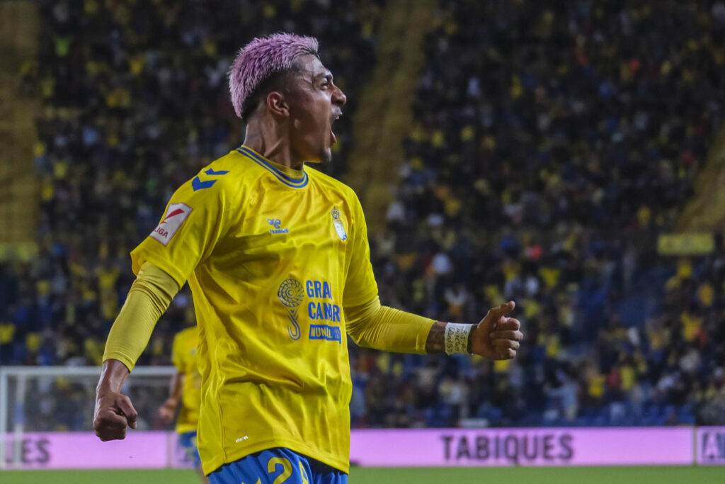 El defensa mexicano de la UD Las Palmas Julián Araújo en foto de archivo de Angel Medina G. EFE