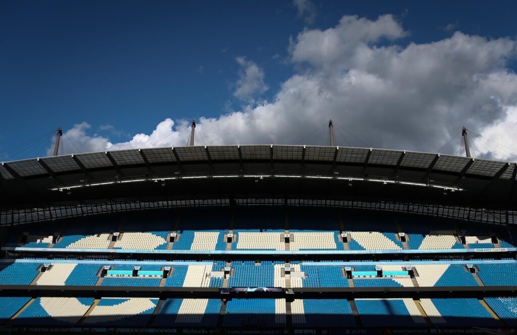 Vista general del Etihad Stadium, el campo del Manchester City. EFE/EPA/ADAM VAUGHAN
