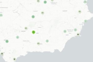 Los puntos calientes del hidrógeno verde en España, representados en un curioso mapa interactivo