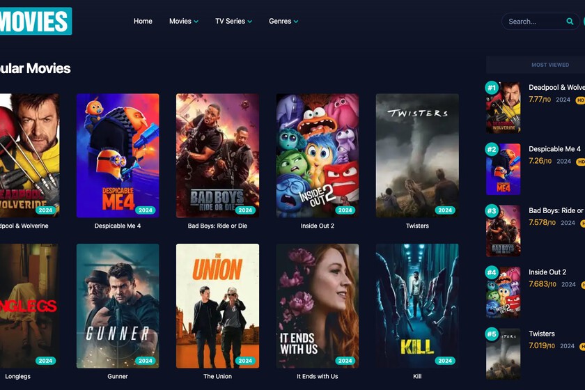 Fmovies, una de las webs sin derechos más grande del mundo ha sido bloqueada
