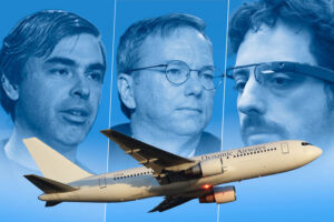 Larry Page y Sergey Brin fundaron Google y se hicieron millonarios. Ahora se dedican a coleccionar aviones gigantescos