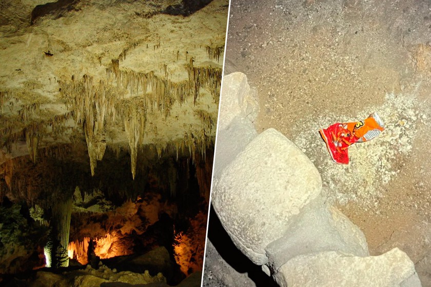 Alguien olvidó una bolsa de cheetos en la cueva más grande de EEUU. El problema es que nadie se da cuenta de lo que pasa después