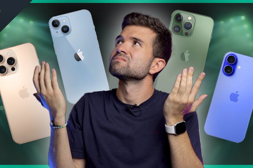Elegir entre los diferentes iPhone del mercado es una duda existencial para muchos. Hemos hecho un vídeo para resolverla