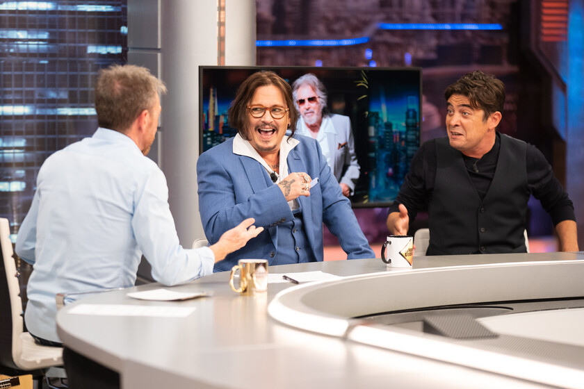 Johnny Depp hace que 'El hormiguero' gane el pulso a 'La revuelta' en audiencias, que le sigue de cerca con su invitado sorpresa