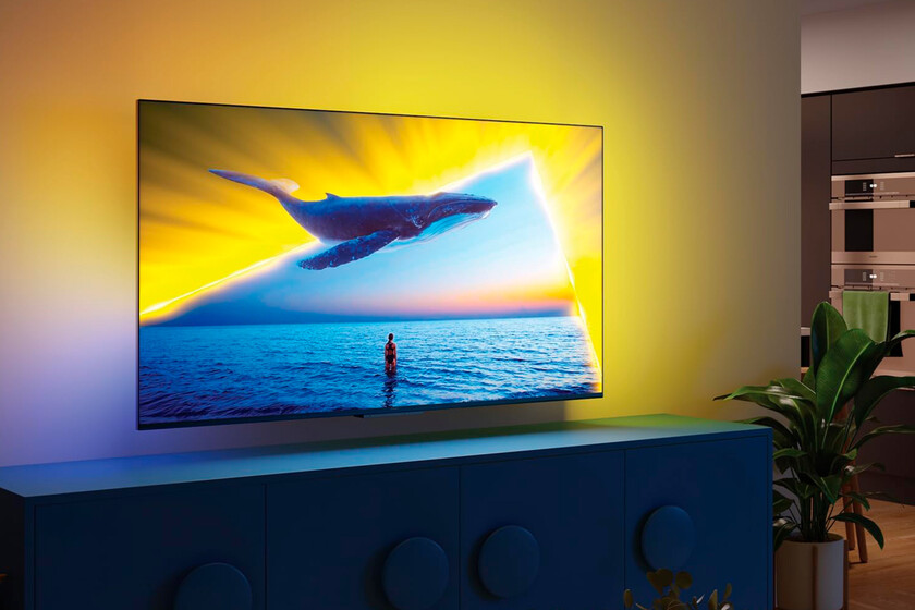 55 pulgadas, Dolby Atmos y Ambilight en esta televisión 4K Philips de 2024 que ahora puedes encontrar más barata