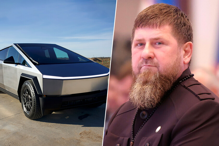 El presidente de Chechenia tiene un Tesla Cybertruck con ametralladora. Cómo ha llegado hasta ahí es un misterio