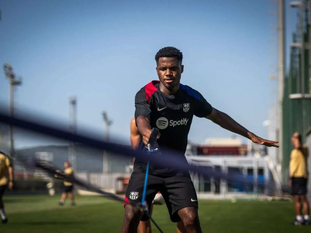 Ansu Fati recibe el alta médica y entra a Champions