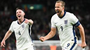 Doblete de Harry Kane en su partido 100 con Inglaterra