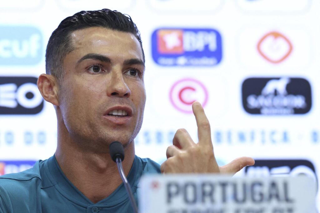 (Cristiano Ronaldo)EFE/EPA/MANUEL DE ALMEIDA