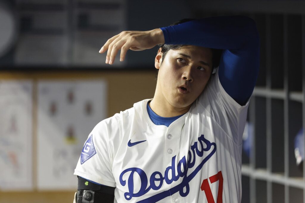 Imagen de archivo del bateador de los Angeles Dodgers Shohei Ohtani. EFE/EPA/CAROLINE BREHMAN