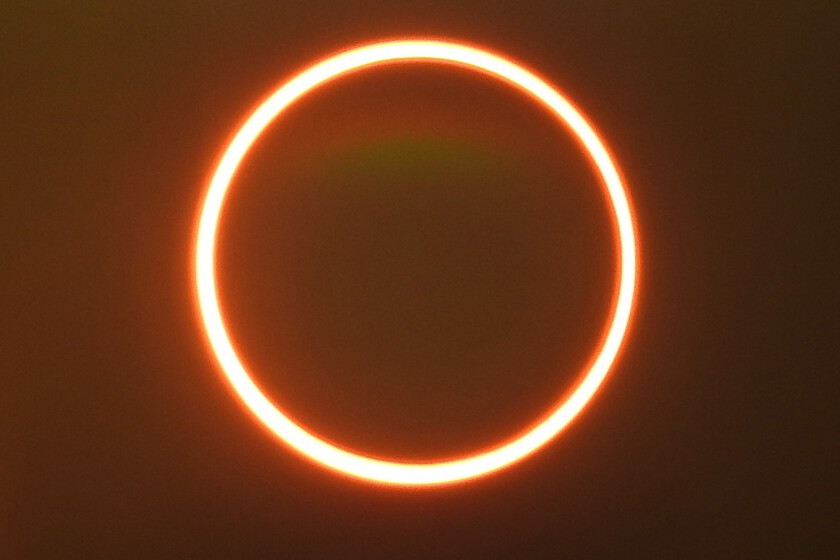 el eclipse anular visible desde Latinoamérica