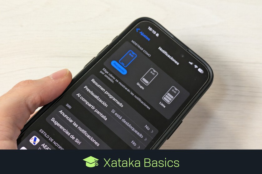 Notificaciones de iOS 18, guía para configurarlas a tu gusto, personalizarlas, silenciarlas y decidir cuales ver