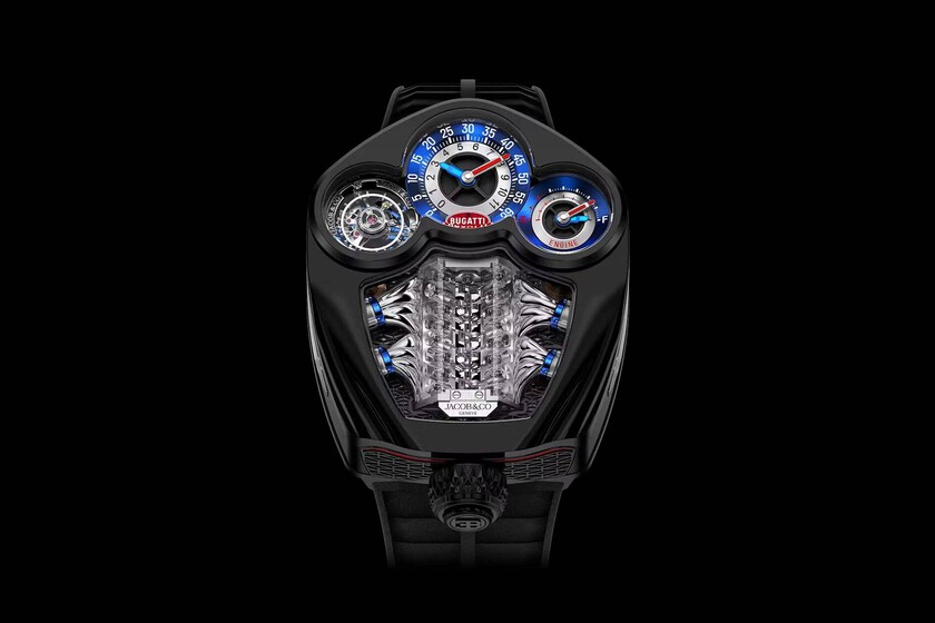 Bugatti ha hecho de su motor W16 todo un icono. Su proposición más loca es meterlo en un reloj y hacer que funcione