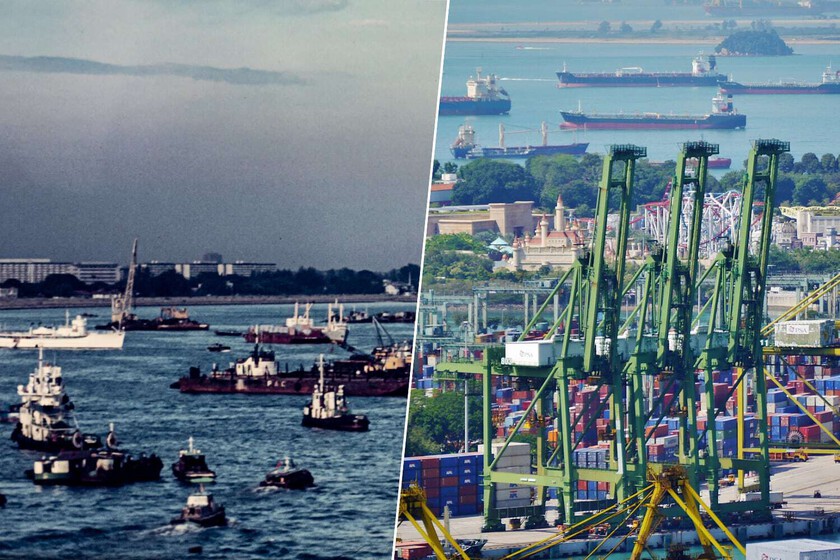 Centenares de barcos están parados frente a Singapur. No es ninguna novedad, pero sí un enorme problema mundial