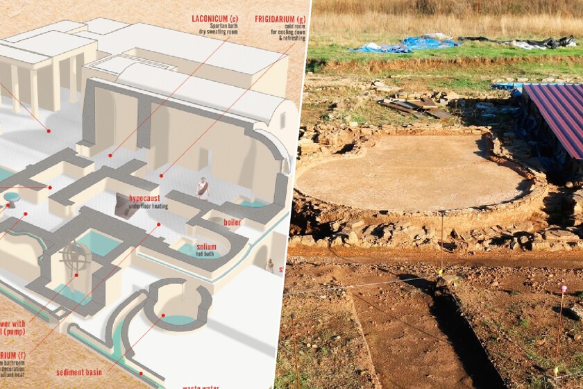 Un descubrimiento en Palencia desvela el lujo de las élites romanas en España. Una piscina de hace 2.000 años con sorpresa