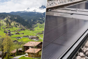Suiza es muy bonita y no quiere dejar de serlo por los paneles solares. Así que los está instalando en vías de tren