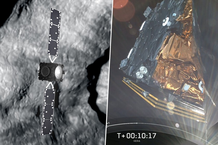 La NASA desvió un asteroide estrellando una nave espacial. Ahora la ESA ha enviado a Hera para ver qué pasó realmente