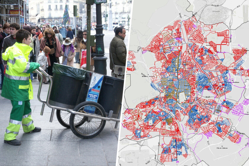 Cuando de limpiar se trata en Madrid hay calles de primer, segundo, tercer y cuarto nivel. La pregunta es: con qué criterio