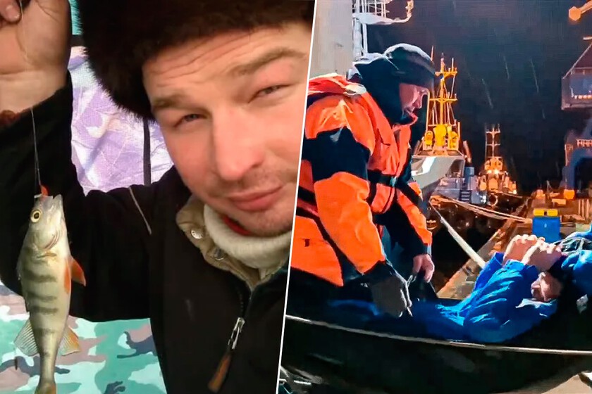 Parecía imposible sobrevivir a dos meses a la deriva en el mar helado de Siberia, pero un ruso lo ha conseguido. En un bote inflable