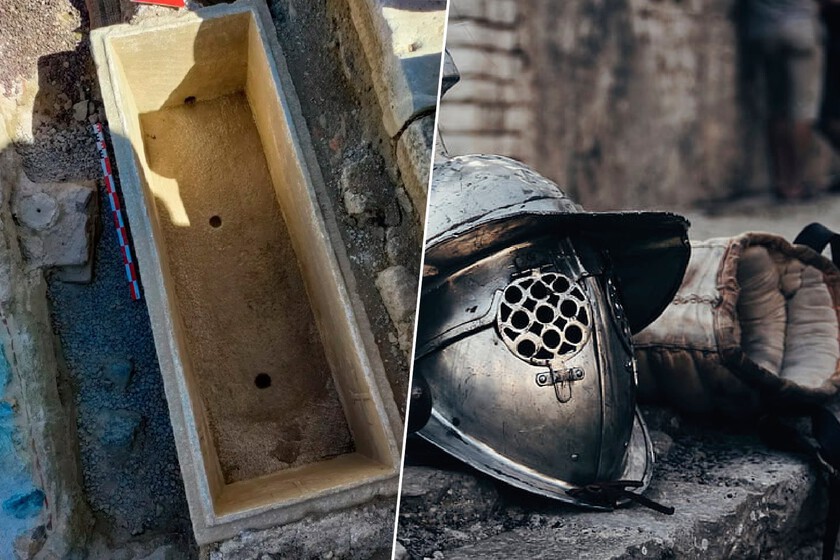 Alguien ha abierto la tumba de un gladiador romano. No había gladiador, pero sí otras 12 personas dentro