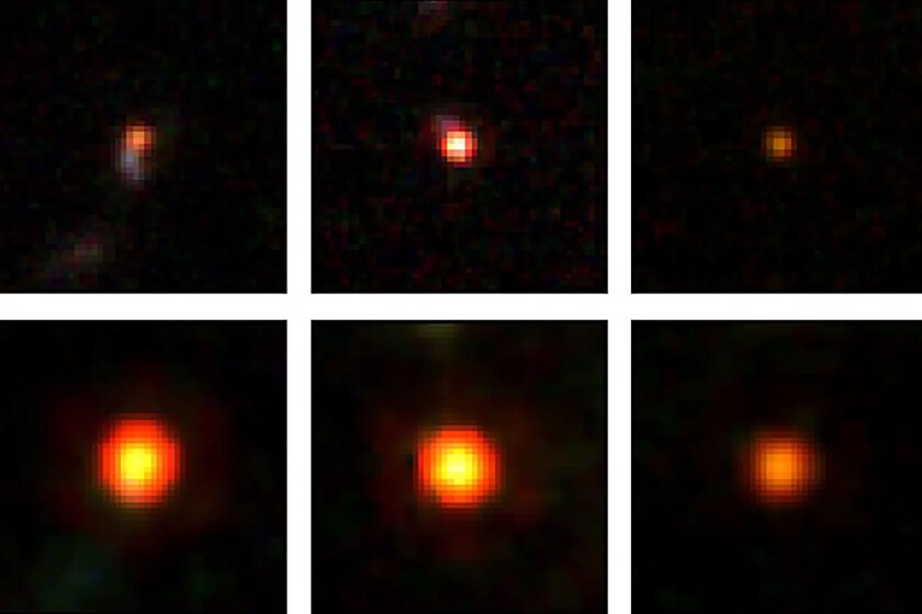 El telescopio espacial Webb observó unos pequeños puntos rojos casi tan antiguos como el Big Bang. No deberían existir