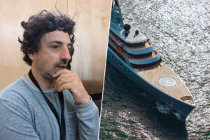 142 metros de lujo flotante por 450 millones de dólares que chocó contra una puerta