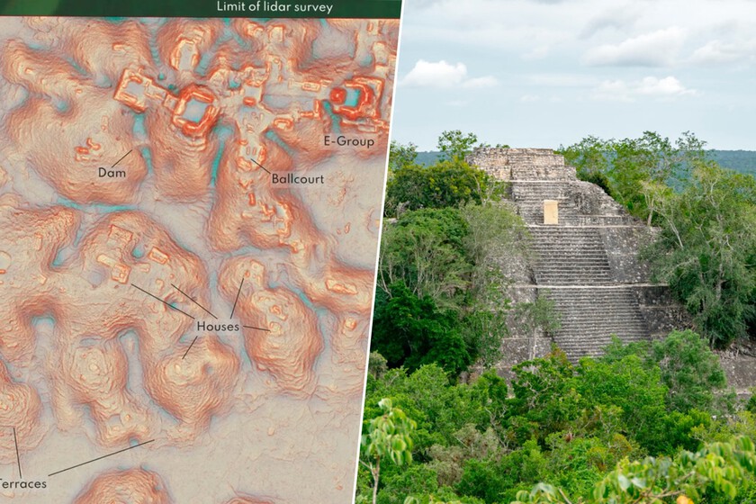 una ciudad maya con miles de estructuras ocultas en la selva de México