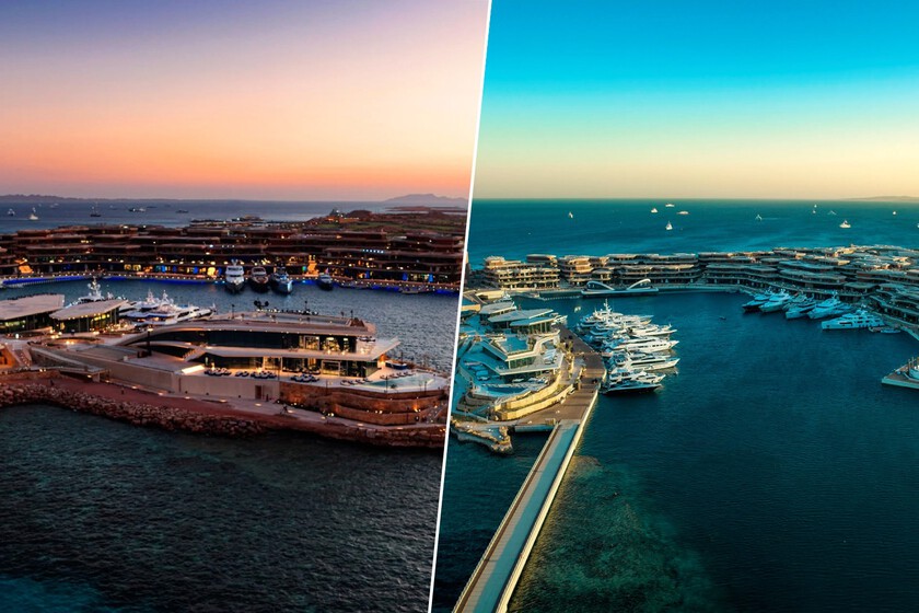 Neom ha terminado su primera fase y Arabia muestras las fotos con orgullo. Es lo más parecido a Puerto Banús en un desierto