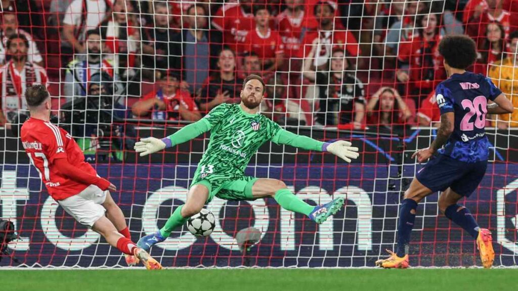 Atlético de Madrid iguala su peor derrota en Champions League