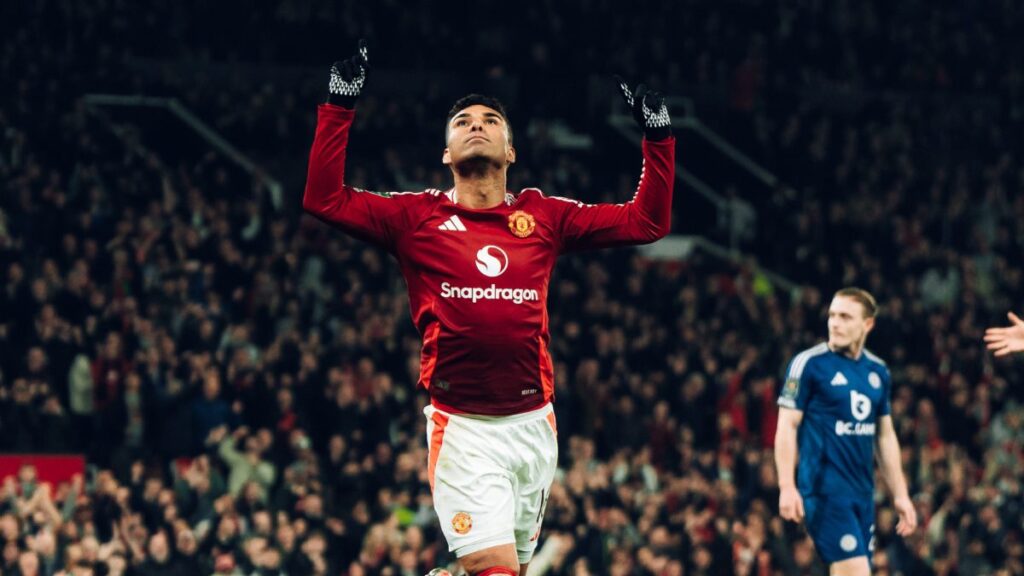 Casemiro y su golazo en el triunfo del Manchester United (VÍDEO)