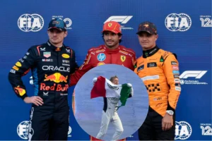 Brad Pitt presente para el Gran Premio de México en la F1. (Fotos: EFE EFE/José Méndez y Captura de Pantalla X)