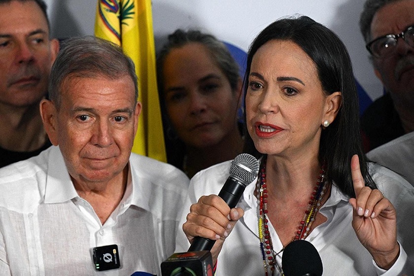 María Corina Machado y Edmundo González se pronuncian sobre convocatoria de Jorge Rodríguez para la revisión de las leyes electorales