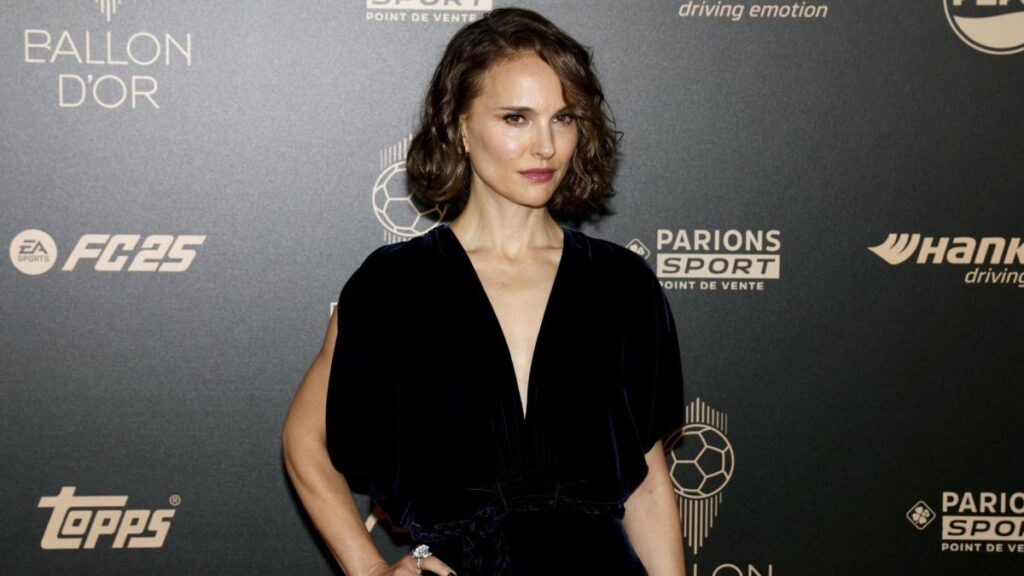 Natalie Portman y su lazo con el fútbol más allá del Balón de Oro